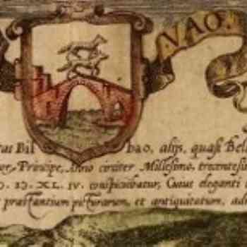 Click para ampliar. Pulsa en el nombre para ver la ficha. Bilbao 1544 - Detalle de la leyenda